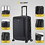 US Army FOX PRO 24" Hardside Suitcase, 4-Wheeled Spinner, TSA Checkpoint Friendly, Black (USLFPRO00M-BLK)~#|#~669DDE10-4FA0-4E30-BCF04359377DC987_sc7