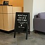 Excello Global Products Sidewalk A-Frame 20" x 27" Poster Holder, Black (EGP-HD-0084-BLK)~#|#~669E2611-FC58-42E2-BD22ECEDA34C82CC_sc7