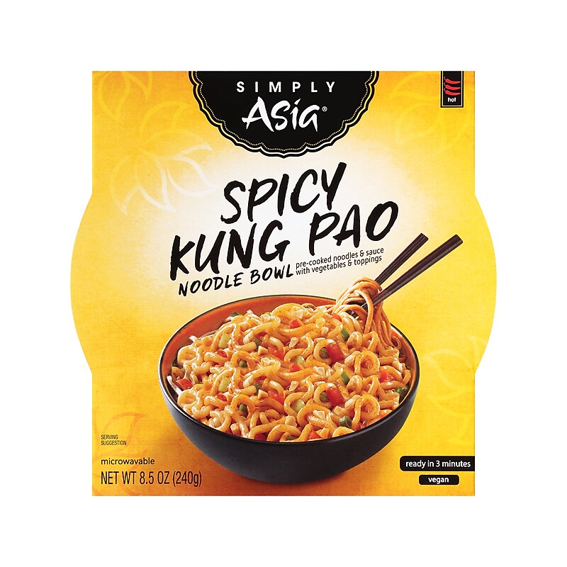 McCormick Simply Asia Spicy Kung Pao Noodle Bowl, 8.5 oz., 6/Carton (THA000831) image 1