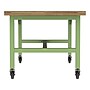 Learniture Ideate Series 72"W x 36"D Butcher Block Table, Beige/Green Apple (LNT-NOR3007BB-GA-PK-SO)~#|#~66A2CE5A-02CE-4935-8C22AB01BC719C7D_sc7