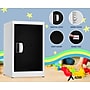 AdirOffice 24"H Single Tier Black Storage Locker (ADI629-02-BLK-DL)~#|#~66A34039-CC48-4C1C-9DBC95334E4966E8_sc7
