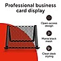 TRU RED Wire Mesh Business Card Holder, Single‑Compartment, Matte Black – Desktop Organizer for Professional Card Display~#|#~66A43ED2-3AC7-4F62-9BF55265D429E851_sc7