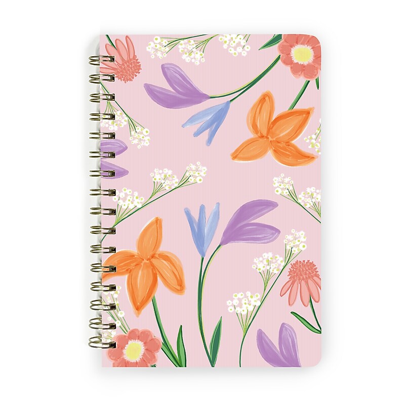 Lake + Loft Classic Journal, 5.5" x 8.5", College Ruled, WIld Bunch Peony, 160 Pages (PJRN-SPSC-002) image 1