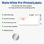 Avery Rectangle Multipurpose Labels, 1" x 2-5/8", White, 160/Pack (19479370426)~#|#~66A7606B-0A4C-4273-8EC87ADF7C6ACFCA_sc7