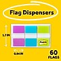 Post-it Flags, .94", Assorted Colors, 60 Flags/Pack (680-PBG)~#|#~66A8E6E9-FB94-401A-9005370F35829A6A_sc7