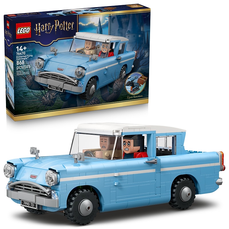 LEGO Harry Potter Enchanted Flying Ford Anglia Building Set, 868 Pieces (76470) image 1
