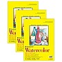 Strathmore 300 Series 11" x 15" Tape Bound Watercolor Sketch Pad, 12 Sheets/Pad, 3/Bundle (STTP36011103-3)~#|#~66ACBB5A-7338-419E-ADAE2EDBB4AF669B_sc7