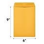 Staples Gummed Kraft Catalog Envelopes, 6" x 9", Brown, 500/Box (ST381944-CC)~#|#~66AD7CCD-812C-40B1-AB70105E3B6051DA_sc7