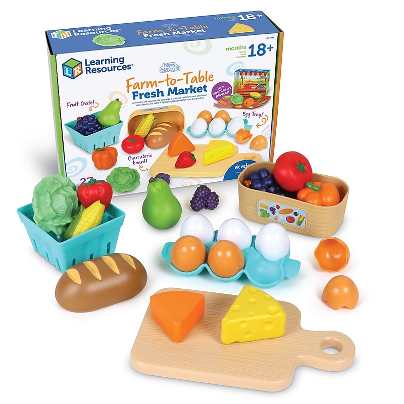 Learning Resources New Sprouts Farm-to-Table Fresh Market (LER9749) image 1