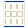 Avery Pre-Printed Gold Beads Design Matte Blank Card, White, 90/Pack (S00-DJF)~#|#~66B2EA3B-3CEC-4092-BFAEFCC7649D690A_sc7