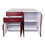 Viva Comfort 36.32'' H x 48" L Exam Room Medical Cabinet, 4-Doors, 2-Drawers, Claret (902BASE48NSCL)~#|#~66B387EF-0D27-4C2E-896FCD4739588DCC_sc7