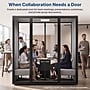 Uncaged Ergonomics Modular Acoustic Office Pod with Ventilation, Lighting and Power, Large, Black (POD-L-Black)~#|#~66B724D0-D382-4636-BDCC210545211101_sc7