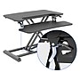 FlexiSpot M7 Series 28"W Manual Rectangular Adjustable Standing Desk Converter, Black (M7-E-28B)~#|#~66B93B6D-6FA7-497A-B64871736007B6F1_sc7