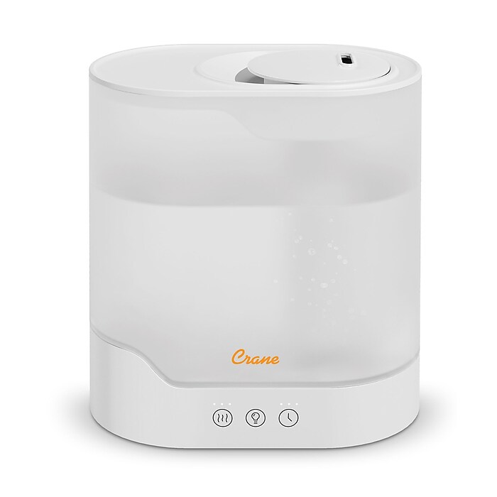 Crane Top Fill Ultrasonic Cool Mist Tower Humidifier 0.7-Gallon, 300 sq. ft., White (EE-5402)