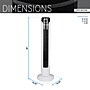 Techni Home Oscillating Tower Fan, 3 Speed, White/Black (RTA-36T-FAN)~#|#~66C6432D-6A34-4662-AACB95B33A6EB7D2_sc7