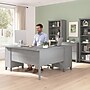Bush Home Somerset 60"W L Shaped Office Desk with Storage, Platinum Gray (WC81230K)~#|#~66C88CC2-9857-4BAF-AB9D9A7C72A1F5D5_sc7