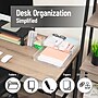 Mind Reader 3-Piece Desk Organizer Set, Clear (TRU3PC-CLR)~#|#~66CC96A2-768A-4A4B-A8C39919469031D0_sc7
