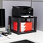 Mind Reader 2-Shelf Mobile Printer Utility Cart with Wheels, Black (PRCARTSM-BLK)~#|#~66CF3F6C-821D-4C13-A5003558629FD0F5_sc7