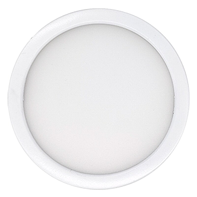 Bulbrite 5" Round 10.3-Watt 5 Color Selectable LED Flush Mount Light, 850 Lumens, White (773603) image 1