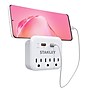 STANLEY SurgePro 3 3-Outlet Exreme Surge Protector Wall Tap with Phone Shelf & 2-USB Ports, 600 Joules, White (30423)~#|#~66D4C139-504E-4D3D-AEC43F65DE81F3C2_sc7