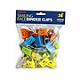 Officemate Smiling Face Medium Binder Clips, Assorted Colors, 36 Clips/Pack (31095)~#|#~66D52C1F-C680-4FC9-82AF64409103FE03_sc7
