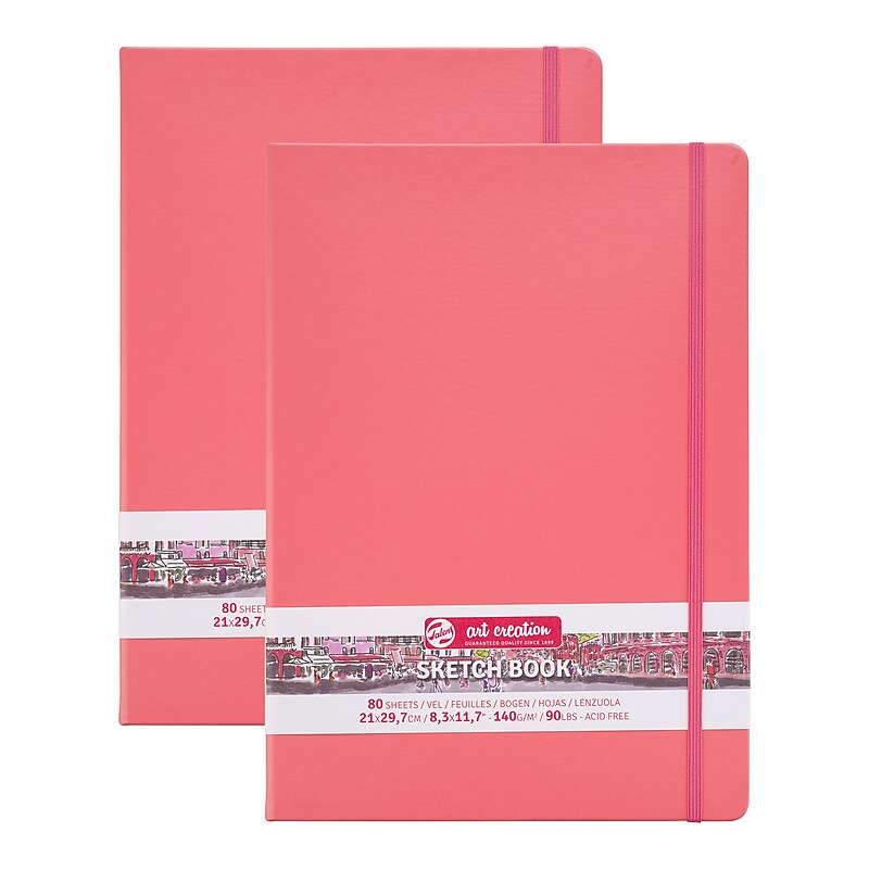 Talens Art Creation 8.3" x 11.7" Sketch Book, 80 Sheets/Book, 2/Bundle (TLN9314313M-2) image 1