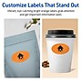 Avery Oval Multipurpose Labels, 1-1/8" x 2-1/4", Bright Orange, 210/Pack (94054)~#|#~66DC795E-C49F-4F18-882E5D8450F638AA_sc7