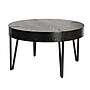 Storied Home Astoria Wooden Round Side Table, Black (EC1704)~#|#~66DE2F86-34F4-49EC-9ED77ECB0BA1FF02_sc7