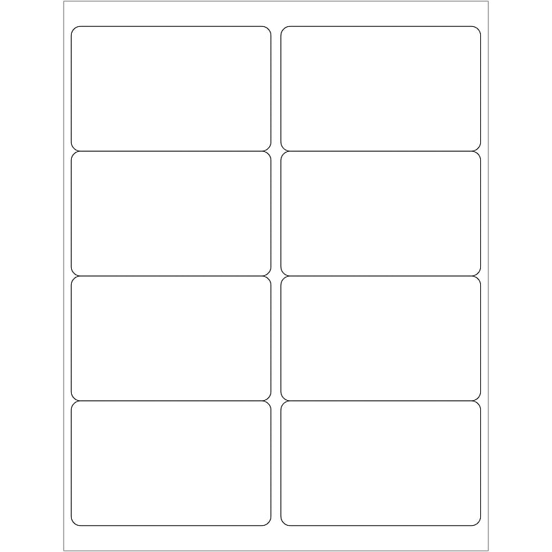 Tape Logic Laser/Inkjet Address Labels, 4" x 2 1/2", White, 800/Carton (LL125) image 1