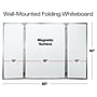 Excello Global Products Magnetic Dry-Erase Folding Whiteboard, 40" x 60" (EGP-HD-0482)~#|#~66E04B5C-EC24-4709-9FCEDBE16495A806_sc7