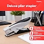 Staples Deluxe Heavy-Duty Handheld Stapling Pliers, 20-Sheet Capacity, Black/Gray (24546/17584)~#|#~66E19913-ACE3-424D-8566CF4BD5D37838_sc7