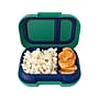 bentgo Kids Snack Container, Green/Navy, 12 oz. (BGKDSNK-G)~#|#~66E46222-79F8-462D-B1329B8402E6A246_sc7