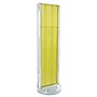 Azar Displays 60” x 16” Two-Sided Pegboard Floor Display w/ C-Channel Sides on Revolving Round Studio Base, Yellow (700788-YEL)~#|#~66E7C5CC-D1B5-4EBC-82BBED6B5B869EB9_sc7