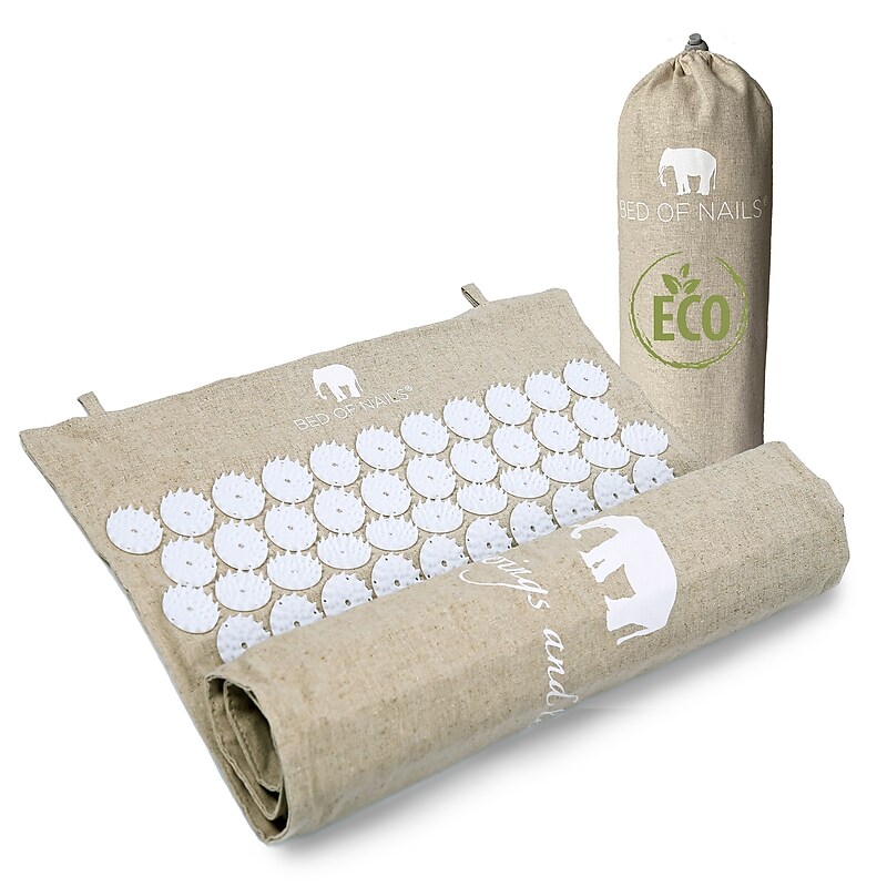 Bed of Nails ECO Acupressure Travel Mat, Beige (1750) image 1
