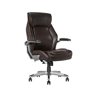 La-Z-Boy Bradley Bonded Leather Executive Chair, Black La-Z-Boy Bradley Bonded Leather Executive Chair, Black