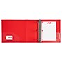 JAM Paper 4" 3-Ring Flexible Poly Binder, Red (PB75245RE)~#|#~66F1BCF9-6F2F-4916-92BEA80BB574DC85_sc7