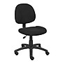 Boss Armless Ergonomic Fabric Swivel Task Chair, Black (B315-BK)~#|#~66F1EA9D-A645-4CED-8243DDFE617DE144_sc7