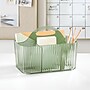 mDesign 4-Section Plastic Desktop Caddy Organizer with Handle, Plastic, Sage (26052)~#|#~66F58604-5AE2-4999-AFF74AD1FAFC4C4E_sc7