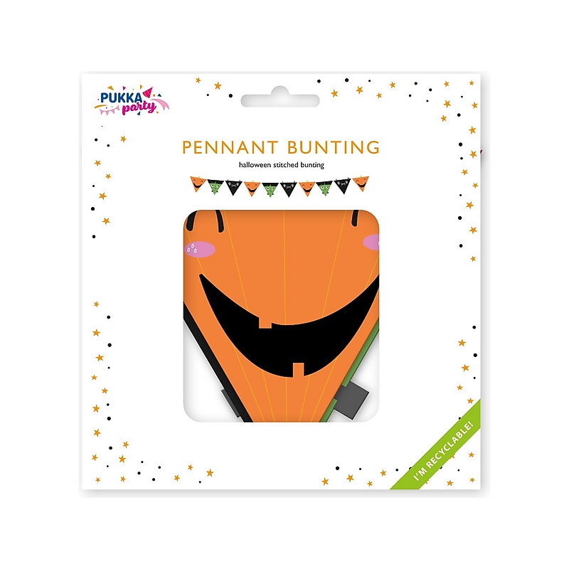 Pukka Party Halloween Pennant Bunting, Multicolor (PTY539) image 1