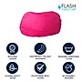 Flash Furniture Duncan Cotton Large Refillable Bean Bag Chair, Solid Hot Pink (DGBEANLGSLDHTPK)~#|#~66F87496-C8D0-447B-BDDC23506CA0C5C3_sc7