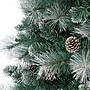 Nearly Natural 7-ft Frosted Tip British Columbia Mountain Pine Artificial Christmas Tree with 400 Clear Lights (T1852)~#|#~66FE4664-D479-4C3A-AC81C2C033D2755D_sc7