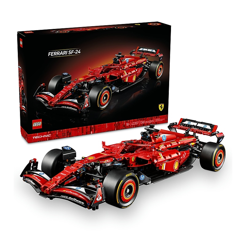 LEGO Technic Ferrari SF-24 F1 Car, 1361 Pieces (42207) image 1