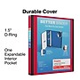Staples Heavy Duty 1 1/2" 3-Ring Better Binder, D-Ring, Red (ST55860-CC)~#|#~6708DB3C-3893-4477-B593682F9B555DCF_sc7