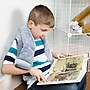 Bouncyband Sensory Weighted Dual Texture Shoulder Wrap for Kids, 40" x 12", Gray (BBALPWR5GY)~#|#~6709C45D-A620-421B-BAF8522925B1230F_sc7