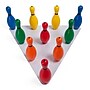 Champion Sports Plastic Bowling Pin Set, Assorted Colors, 10/Set (CHSBP10CLR)~#|#~6709E96D-E79D-4781-A6ECDFD7E09950D8_sc7