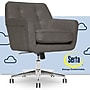 Serta Style Ashland Faux Leather Swivel Computer and Desk Chair, Gray (47140G)~#|#~670A7305-C64A-4ED1-973B61E07A974249_sc7