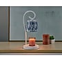 Simplee Adesso Perry Candlewarmer 14.5" Halogen Table Lamp, White/Blue Floral (SL1194-02)~#|#~670AAFED-D75C-4E4A-9C23788399BBA004_sc7