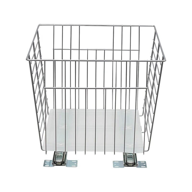 Household Essentials Glidez Steel Fruit Basket Organizer, Silver (25317-1) image 1
