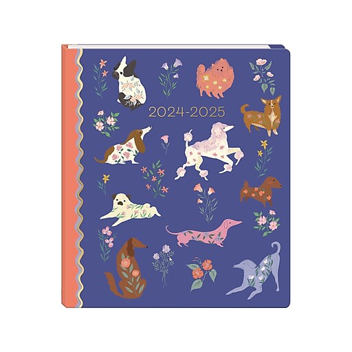 20242025 Punch Studio 9.5" x 11.5" Academic Monthly Planner, Paper