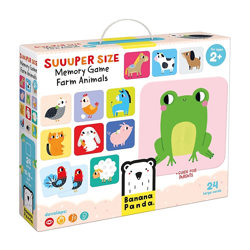 Banana Panda Suuuper Size Farm Animals Memory Game (BPN49122) image 1